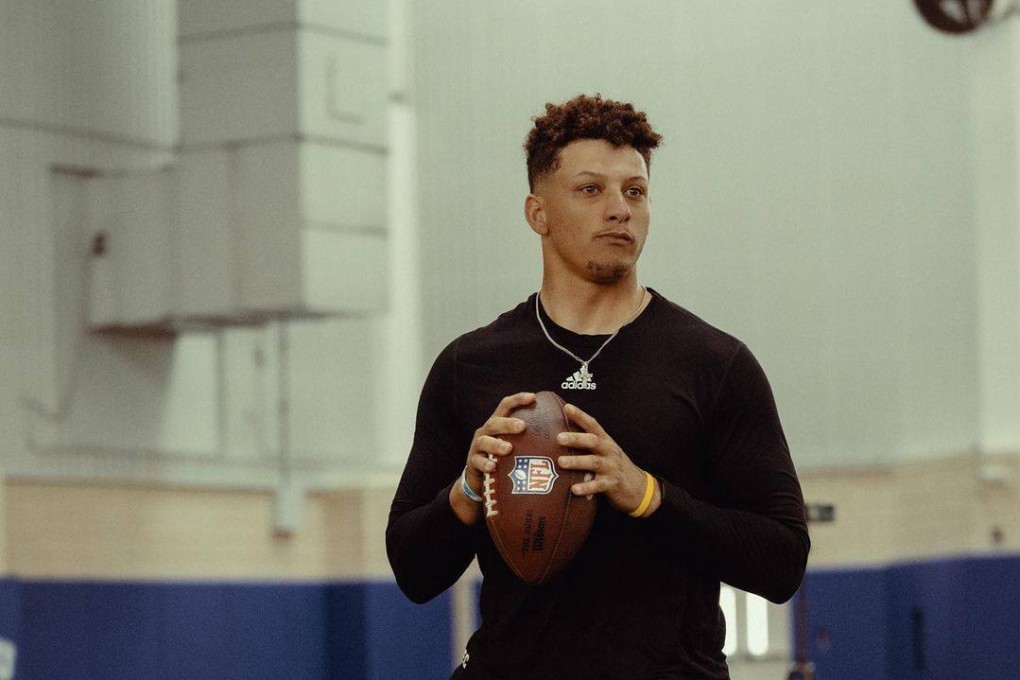 Star NFL quarterback Patrick Mahomes says he would be interested in playing flag football at the 2028 LA Olympics “if I can still move around then”. Photo: Instagram/