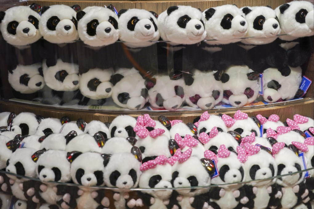 China’s “panda economy” includes themed merchandise, tourism and services related to the beloved bears as their popularity balloons. Photo: Felix Wong