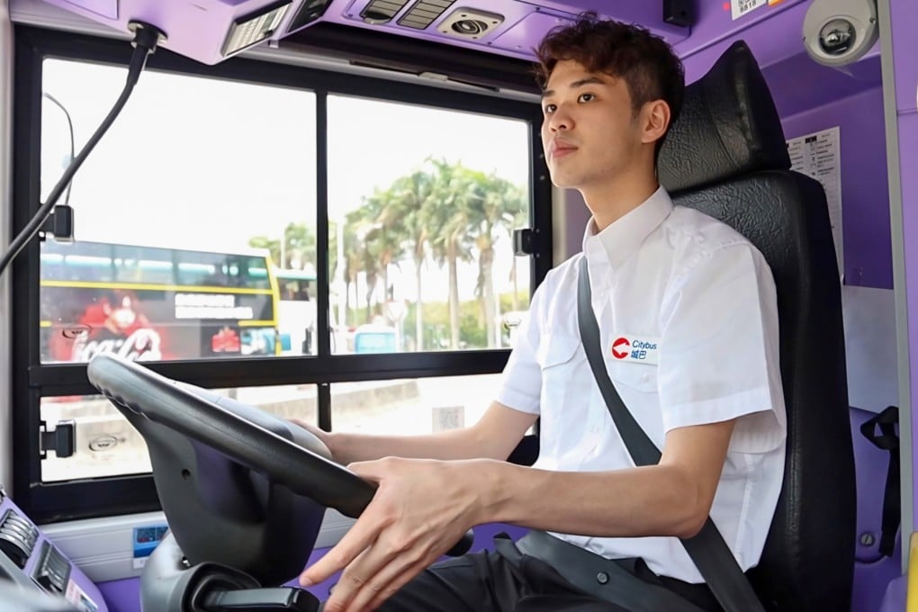 Bus captain Angus Lam, 25, says he is working part-time so he can also pursue his personal interests. Photo: Handout