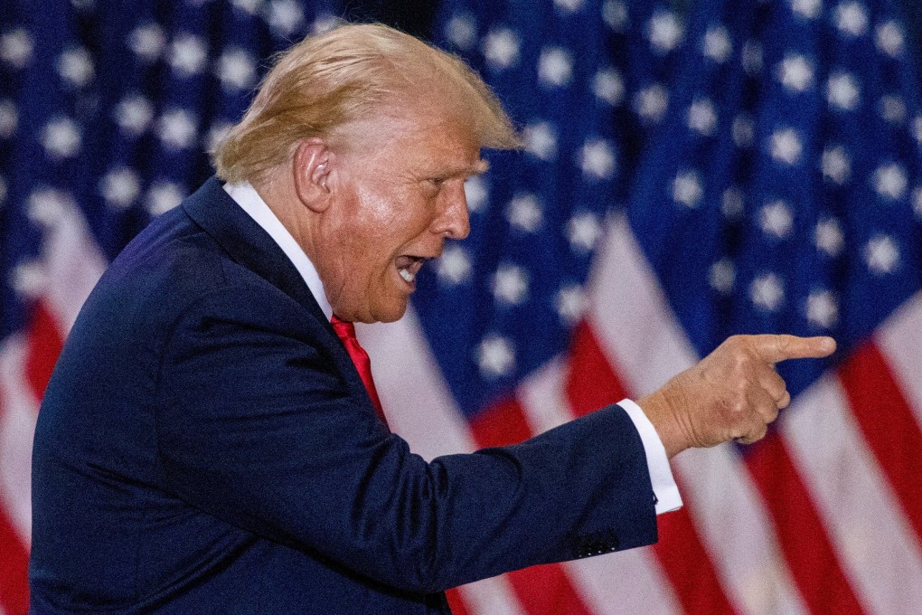 Republican US presidential candidate Donald Trump gestures during a rally in St Cloud, Minnesota, in July. Photo: Reuters