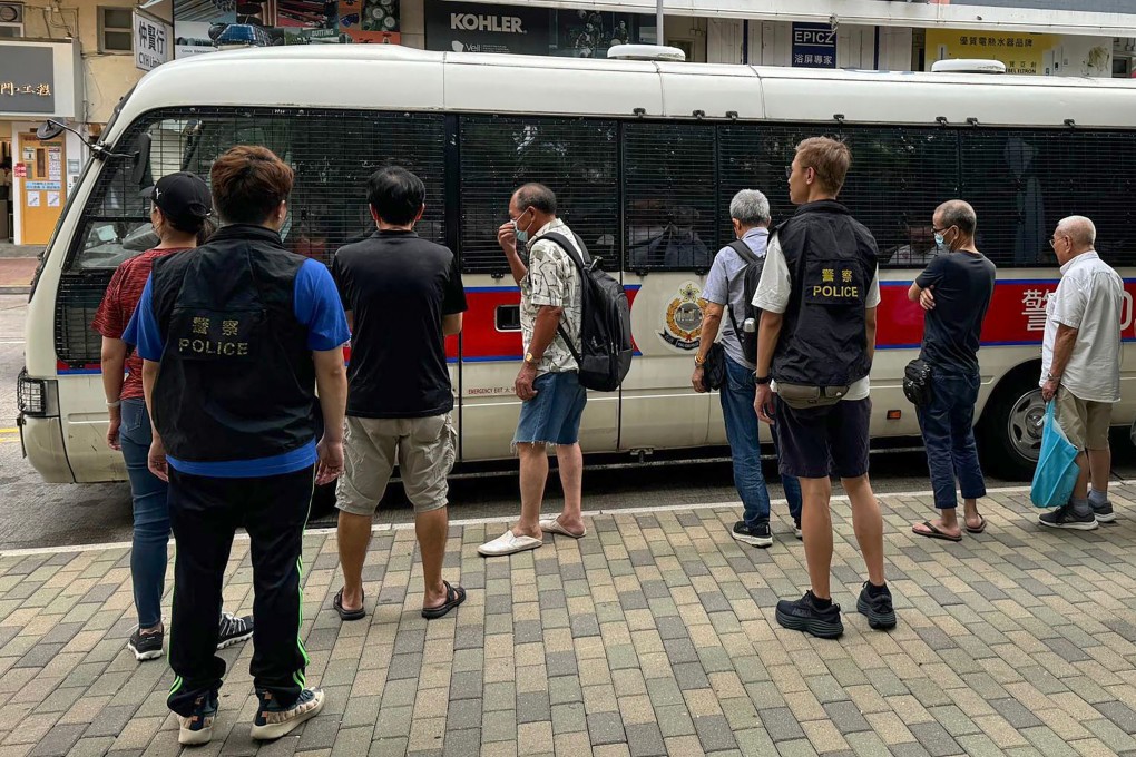Police seized two electronic mahjong tables, four mahjong sets, pieces of furniture and HK$1,200 in cash. Photo: Handout