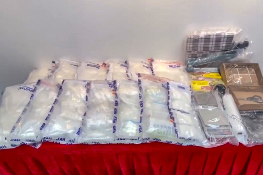 Drugs seized as evidence. Police say the bust has prevented the narcotics from entering the local market. Photo: Handout