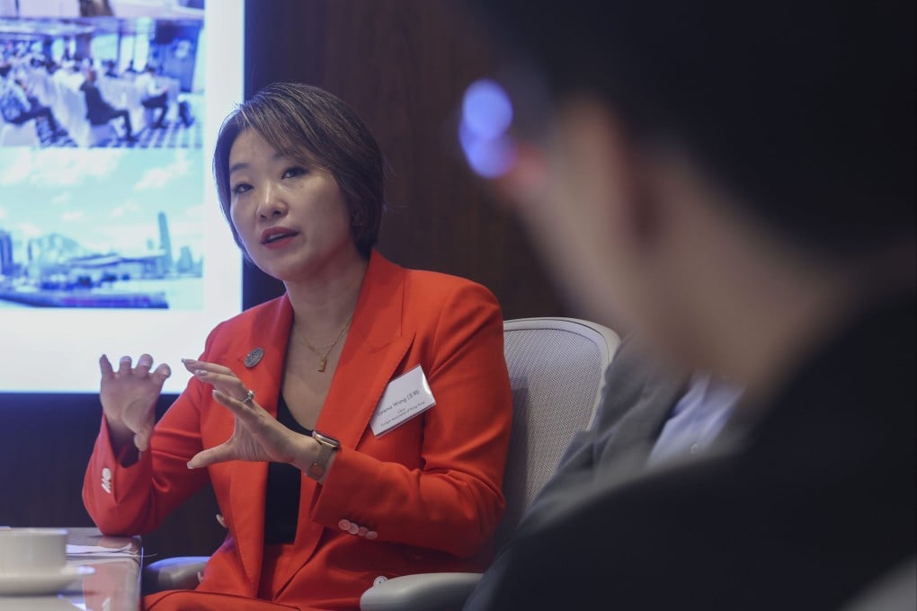 Lareina Wang is the first woman to lead the Hong Kong FinTech Association. Photo: Edmond So