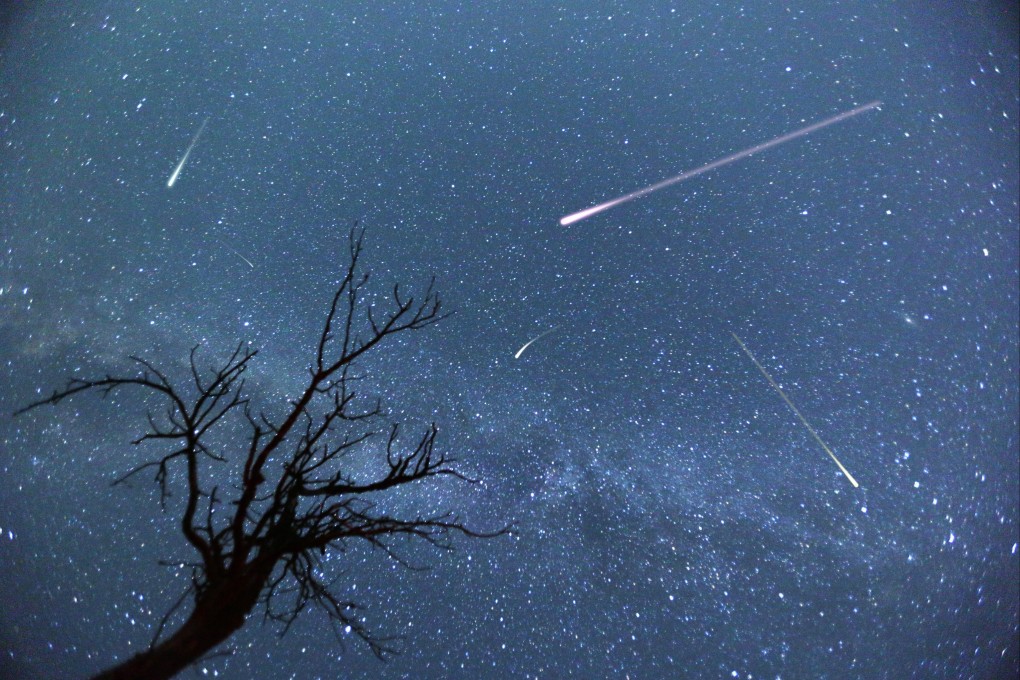 A composite image of the annual Perseid meteor shower taken a few years ago. Photo: Shutterstock