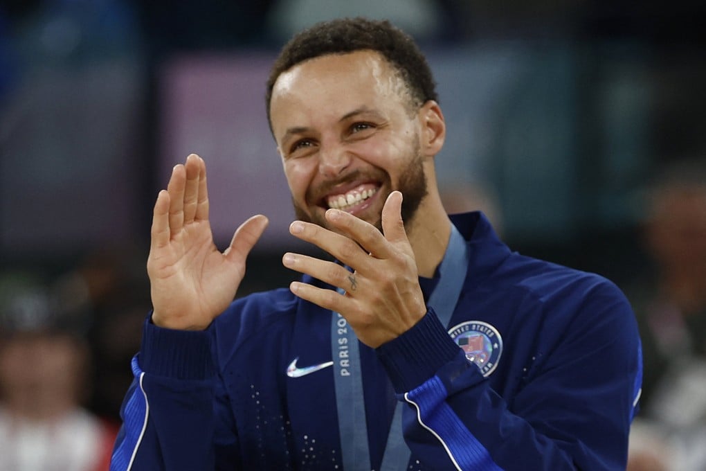 Stephen Curry arrived in Paris as one of the NBA’s all-time greats but for his first-ever Olympic appearance, and he leaves a gold-medal winner. Photo: Reuters