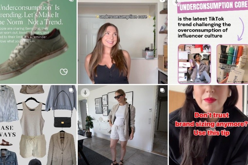 ‘Underconsumption core’ is trending on TikTok as Gen Z urge people to spend less and repurpose more. Photo: Instagram