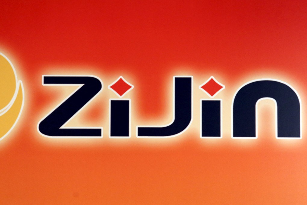 The company logo of Zijin Mining. Photo: Reuters