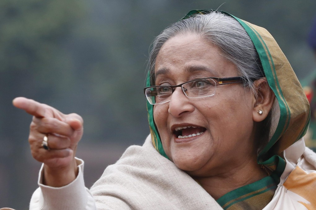 The complainant blamed ousted PM Sheikh Hasina and six top figures, who had called for strong action to quell the violence, over the police killing of a man during civil unrest last month. Photo: AP