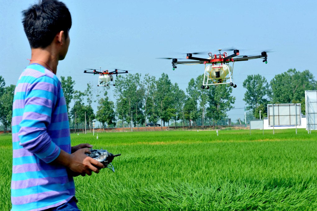 Shanghai has unveiled a plan to build unmanned farms in its suburbs, made possible by new technologies like agricultural drones. Photo: AFP