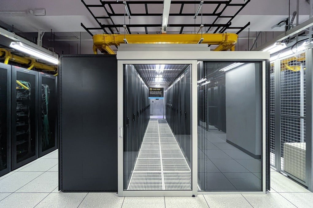 An undated photograph of the data centre managed by Equinix in Hong Kong. Photo: Equinix