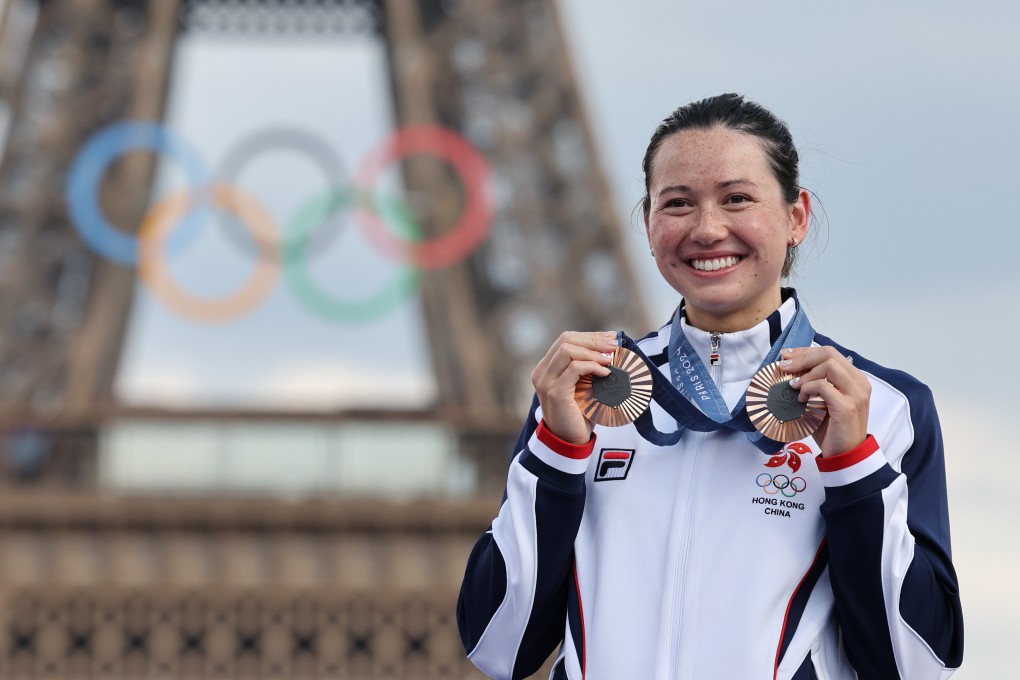 Siobhan Haughey’s two bronze medals mean she has no won more Olympic medals than anyone else in history for Hong Kong. Photo: Xinhua