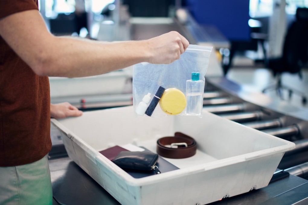 From September passengers using most European airports will be limited to carrying liquids in 100ml containers in a zip-lock bag of specified size. The measure has been reimposed because of concerns new airport baggage scanners cannot read bottles properly. Photo: Shutterstock