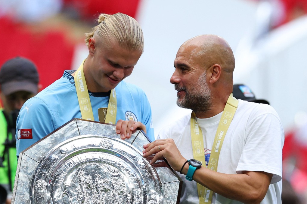 Erling Haaland (left) is the most expensive player in FPL history as most managers look to emulate the success of Manchester City boss Pep Guardiola. Photo: Reuters