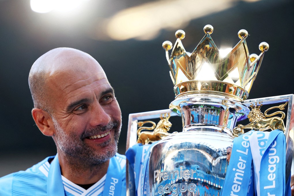 Manchester City manager Pep Guardiola and his team will face a strong challenge in their quest to win the title for an unprecedented fifth time straight. Photo: Reuters