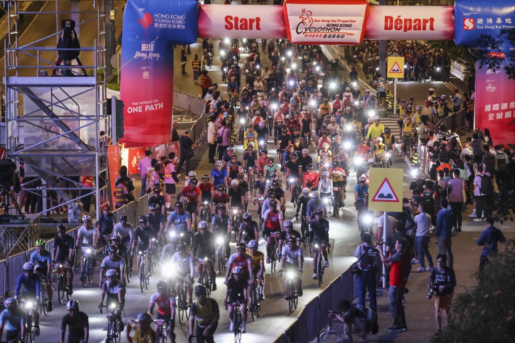 Last year’s Hong Kong Cyclothon was held on October 22. Photo: Dickson Lee
