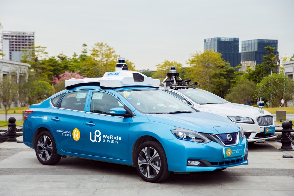 WeRide robotaxis seen in Guangzhou, southern China. Photo: Handout