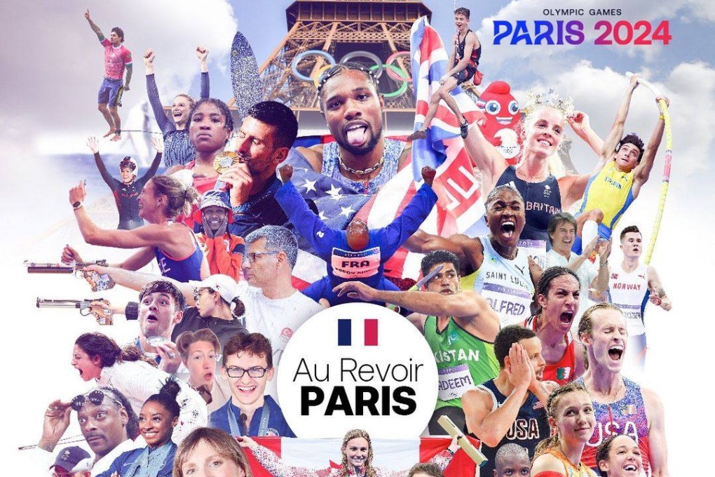 The poster featured gold medallists such as Noah Lyles and Novak Djokovic, as well as celebrities Tom Cruise and Snoop Dogg, but no one from China or Japan. Photo: Instagram/eurosport