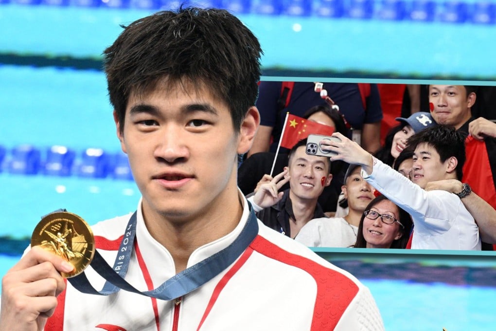 Chinese Olympic swimming hero Pan Zhanle has closed down his fan club amid concerns about the divisive nature of so-called fandom culture. Photo: SCMP composite/Xinhua/Sina