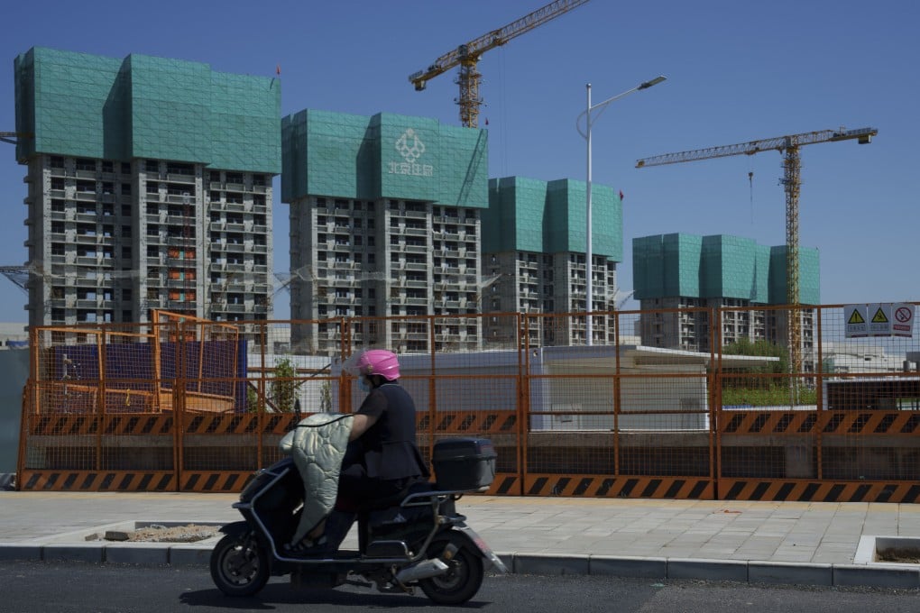 China’s overall fixed-asset investments, which include property spending, rose by 3.6 per cent in the first seven months of the year. Photo: AP