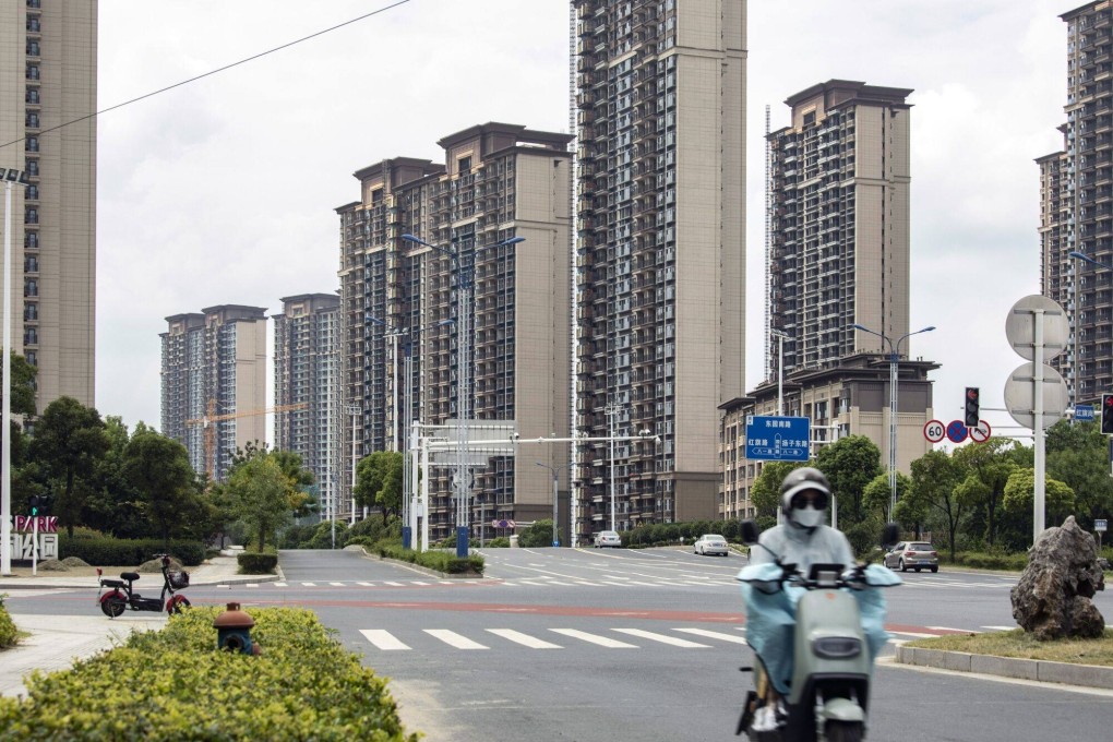 China’s property market crisis has weighed down its economy, and some analysts believe slower growth will be a long-term trend. Photo: Bloomberg