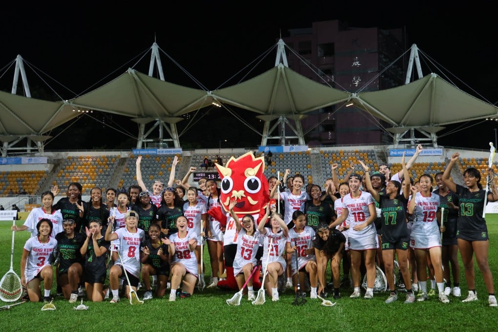 The opening day of the World Lacrosse Women’s U20 Championship brought victory for Hong Kong over Jamaica at Mong Kok Stadium. Photo: Dickson Lee