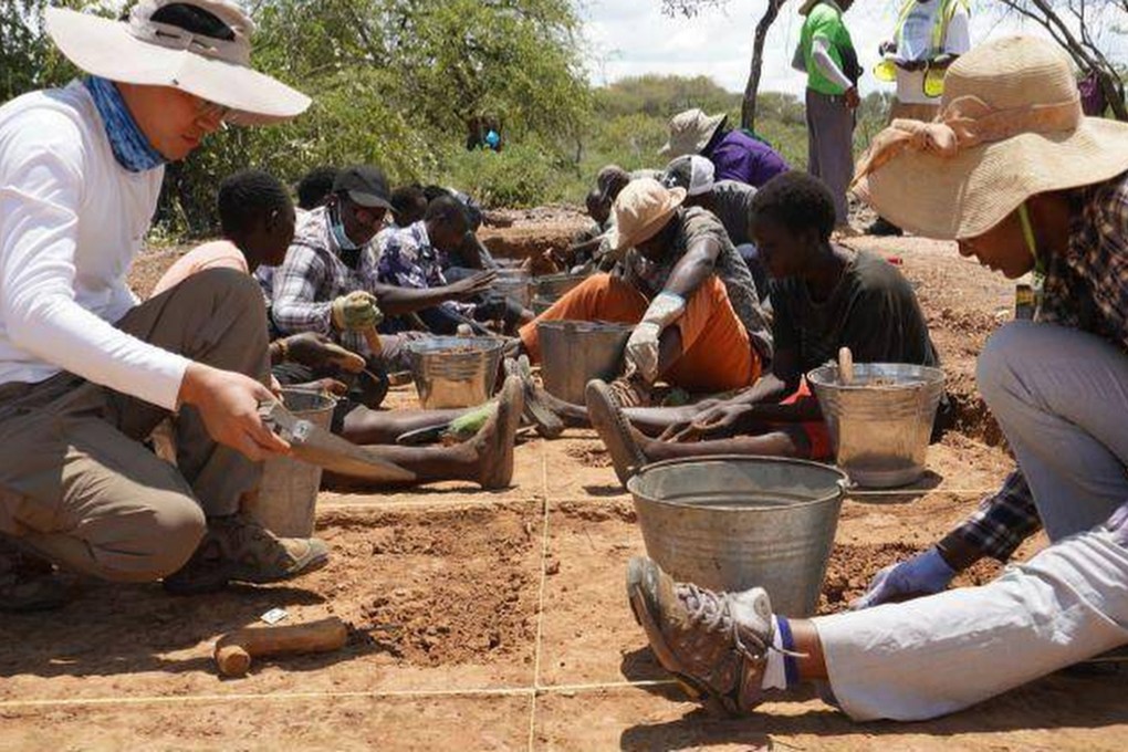 The discoveries were made by a joint Chinese-Kenyan team at two sites in the Rift Valley. Photo: Henan Provincial Institute of Cultural Relics and Archaeology
