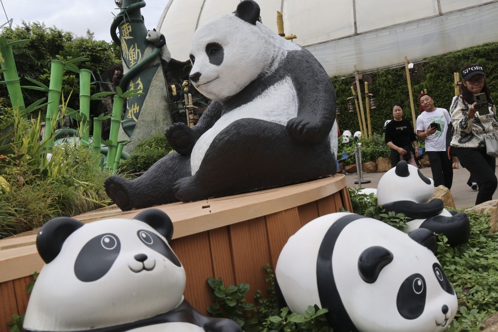 Hong Kong lawmakers have called for panda-themed MTR carriages and art spaces to capitalise on the birth of two cubs. Photo: Jelly Tse