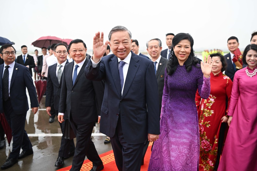 Vietnamese President To Lam arrives in Guangzhou on Sunday at the start of a state visit to China. Photo: Xinhua