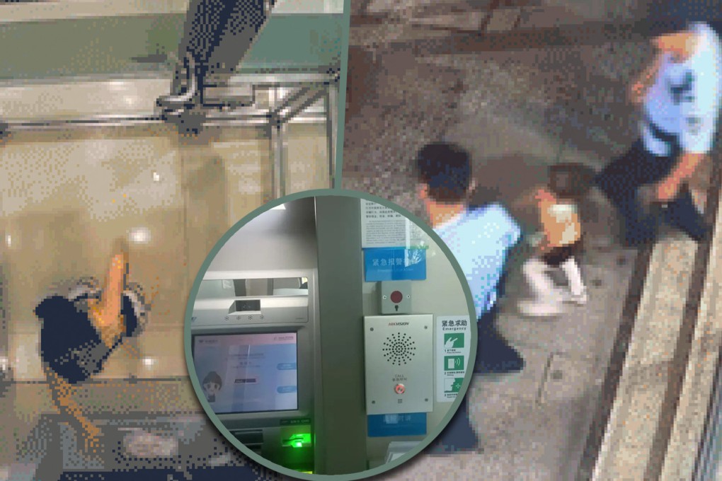 A lost eight-year-old girl in China has been praised online for finding a novel way to contact her family again. Photo: SCMP composite/QQ.com