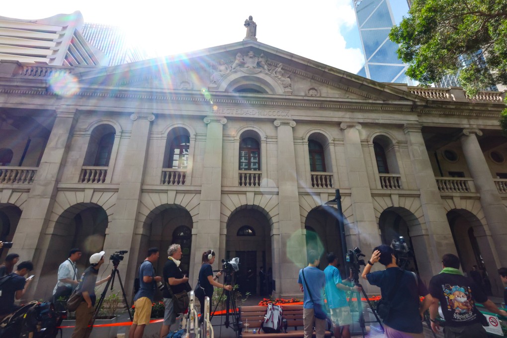 Former media tycoon Jimmy Lai Chee-ying and six former pro-democracy lawmakers have failed in their appeal in the Court of Final Appeal, seen here on June 24, against their conviction for taking part in an unauthorised 2019 Victoria Park assembly. Photo: Dickson Lee