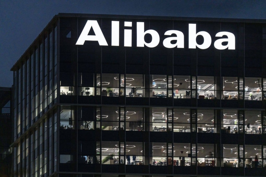 Signage at the Alibaba Group Holding headquarters in Hangzhou, China, on August 2, 2024. Photo: Bloomberg