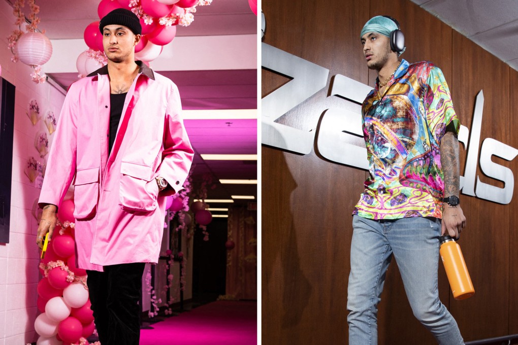 Kyle Kuzma of the Washington Wizards is well-known for his outfits off the court. Photo: AFP