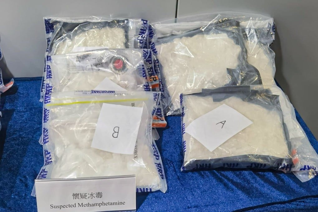 Hong Kong police have seized HK$10 million worth of suspected crystal meth. Photo: Handout