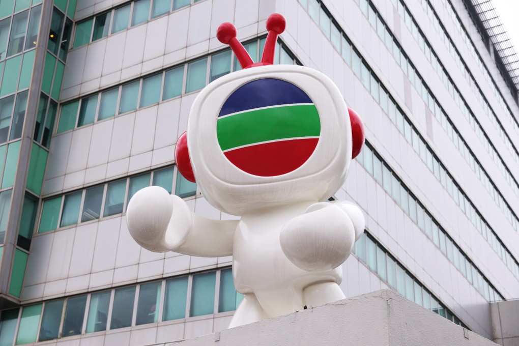 TVB’s mascot at the broadcaster’s offices in Tseung Kwan O. Photo: Yik Yeung-man