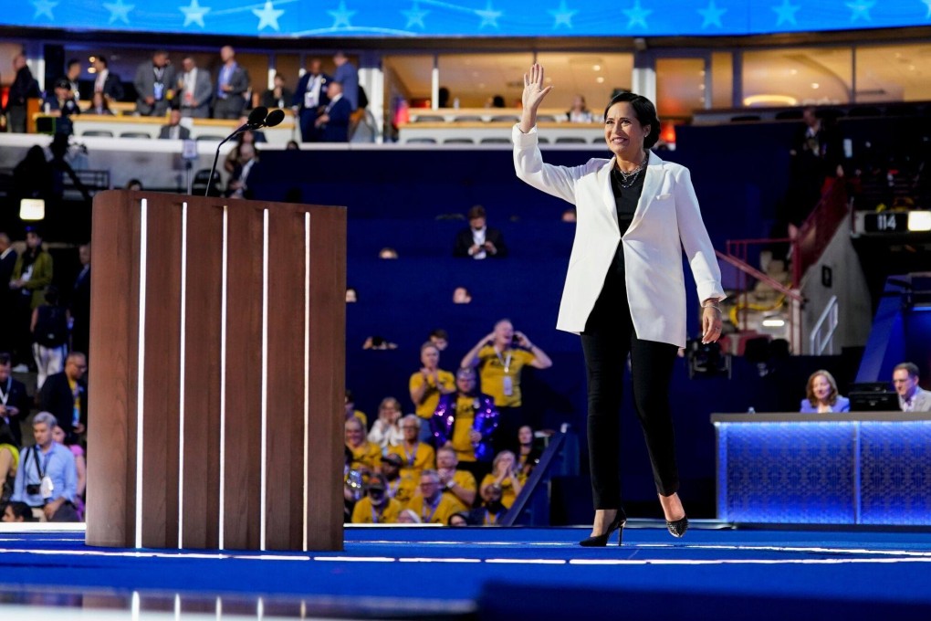 Stephanie Grisham, former White House press secretary, arrives to speak during the Democratic National Convention in Chicago on August 20. Photo: Bloomberg