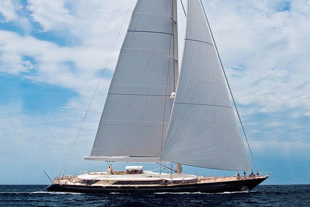 The superyacht Bayesian capsized off the coast of Sicily on Monday. Photo: EPA-EFE/Perini Navi Press Office