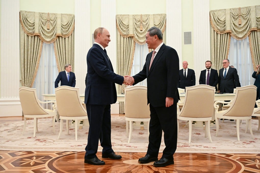 Chinese Premier Li Qiang is in Russia on a four-day trip that also includes a visit to Belarus. Photo: Reuters