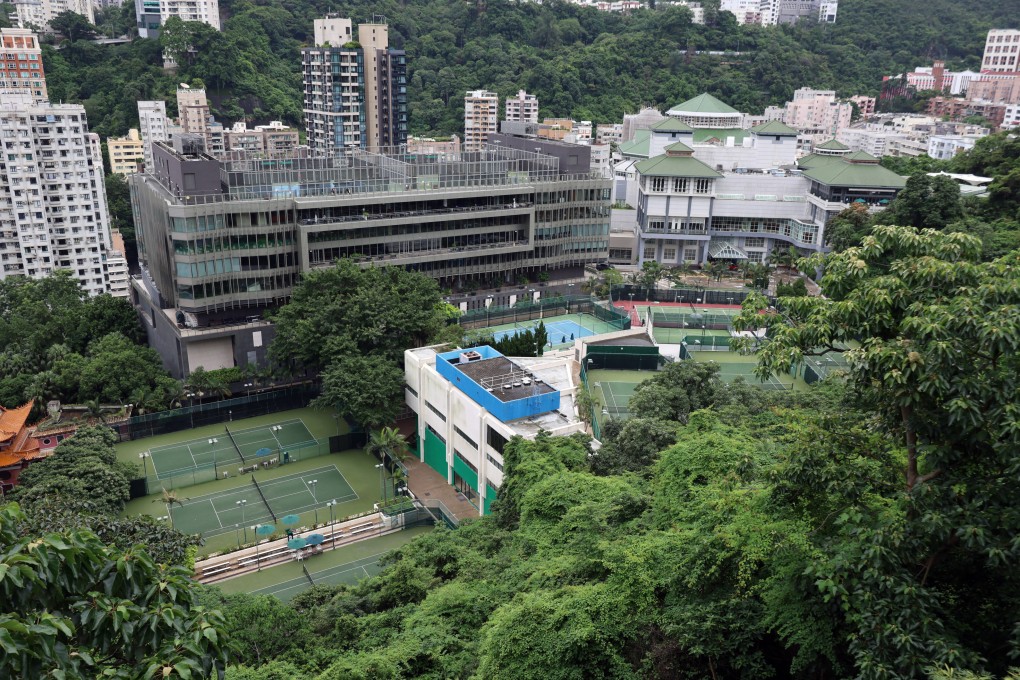 The sports complex (with blue structure on roof) is located at 48 Shan Kwong Road. in Happy Valley. Photo: Jelly Tse