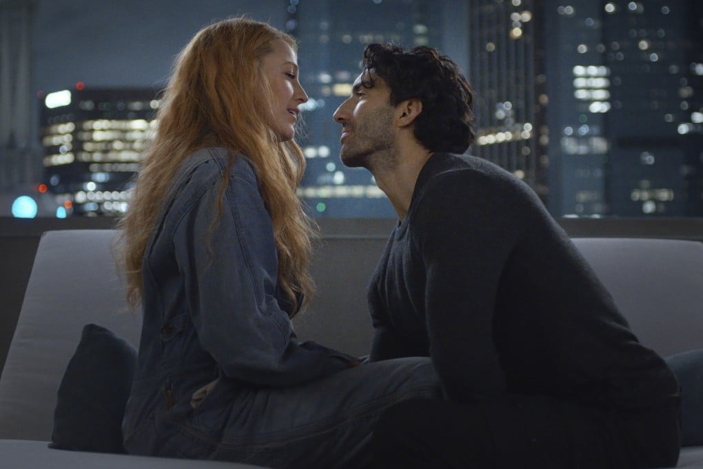 Justin Baldoni and Blake Lively in a scene from It Ends With Us. Baldoni and author Colleen Hoover reveal how they ensured the film did not romanticise abuse. Photo: AP