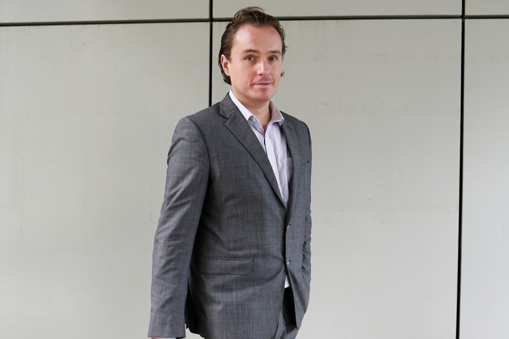Patrik Tobias Ekstrom, leaves the High Court during a court break. Photo: Elson Li