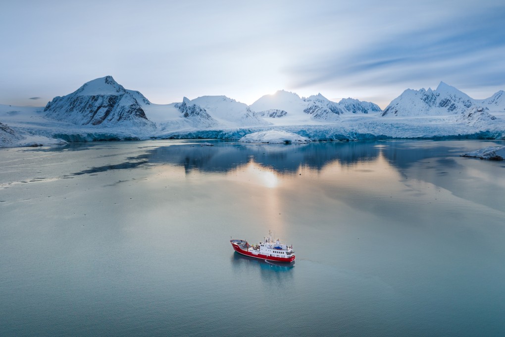 Secret Atlas’ MV Vikingfjord cruises the waters of Svalbard. Photo: Secret Atlas