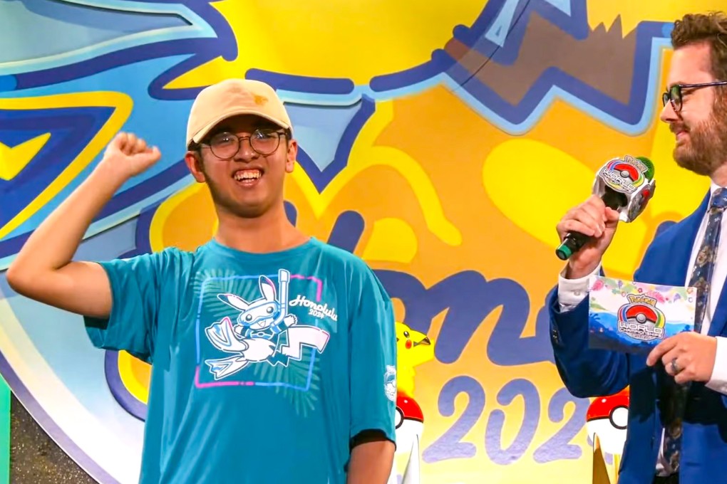 Hong Kong’s Cheng Yip-kai won the Pokemon Go world championships in Honolulu, claiming a US$20,000 prize. Photo:  Pokémon Company