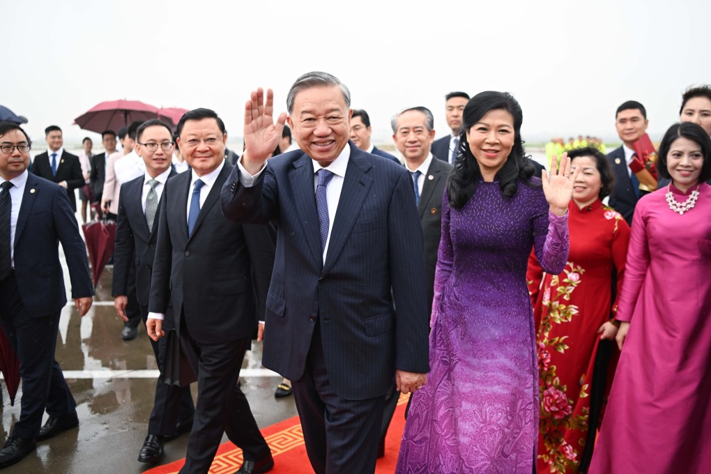 Vietnamese President To Lam arrives in Guangzhou, in south China’s Guangdong province, and starts his state visit to China on August 18. Photo: Xinhua