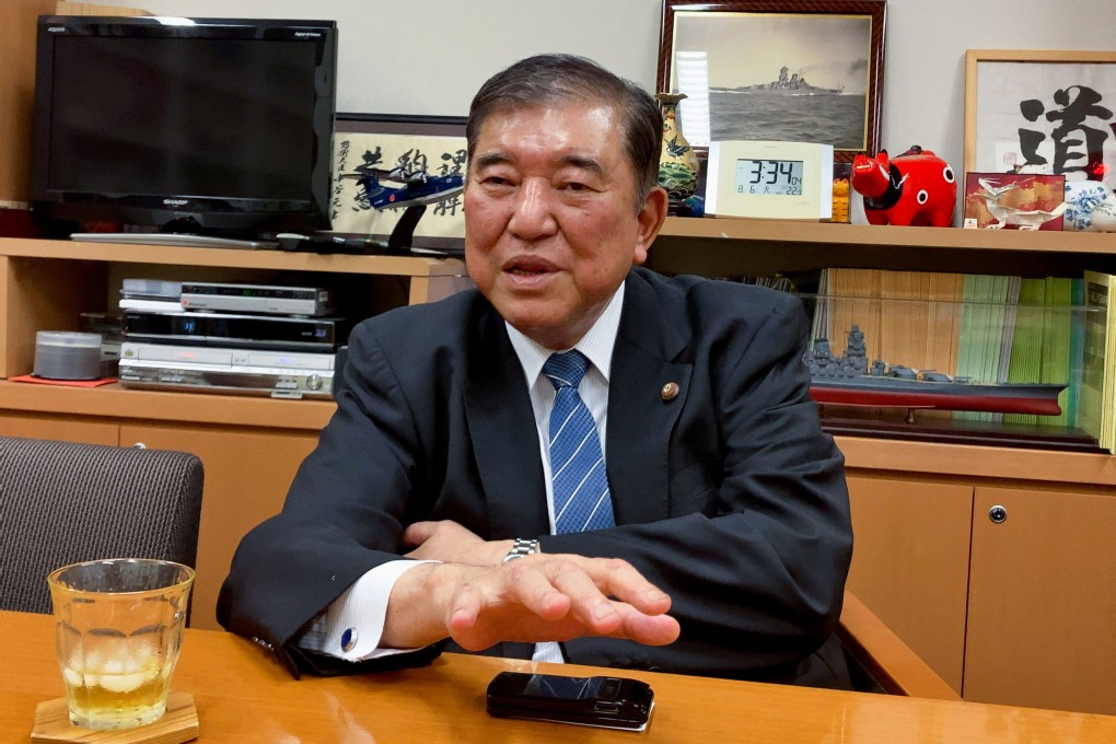 Shigeru Ishiba, a former defence minister of Japan, announced on Saturday he would run in the LDP leadership race. Photo: Reuters