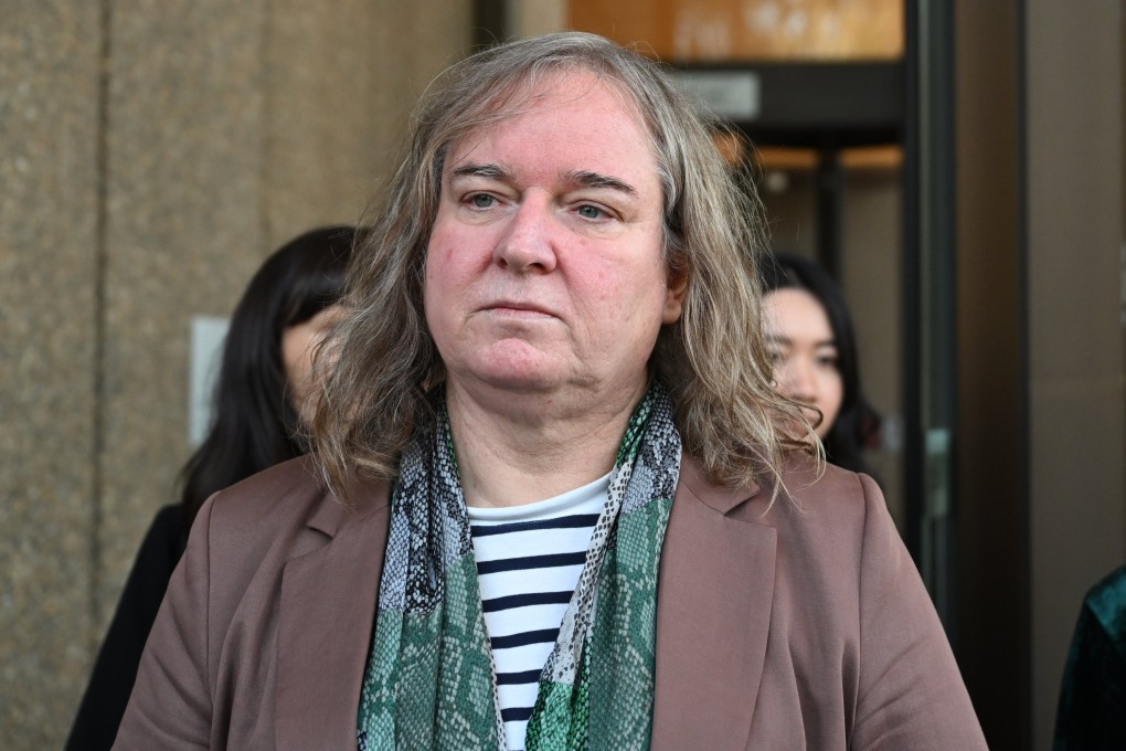 Roxanne Tickle leaves the Federal Court of Australia in Sydney on Friday. Photo: EPA-EFE