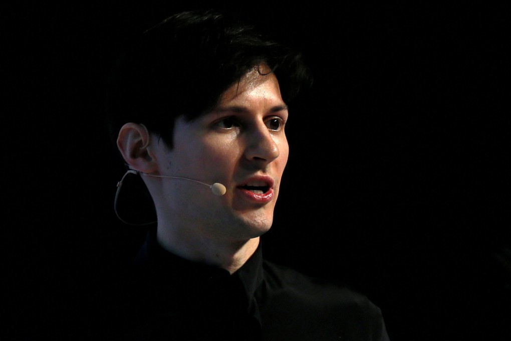 Telegram CEO Pavel Durov delivers a keynote speech during the Mobile World Congress in Barcelona, Spain, in February 2016. Photo: Reuters