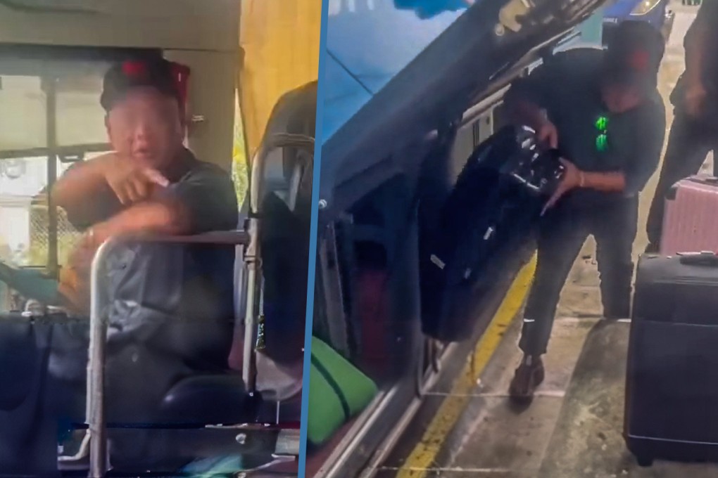 A group of Chinese tourists has accused a tour bus driver in Singapore of kicking them off the vehicle because they did not buy enough souvenirs. Photo: SCMP composite /Weibo