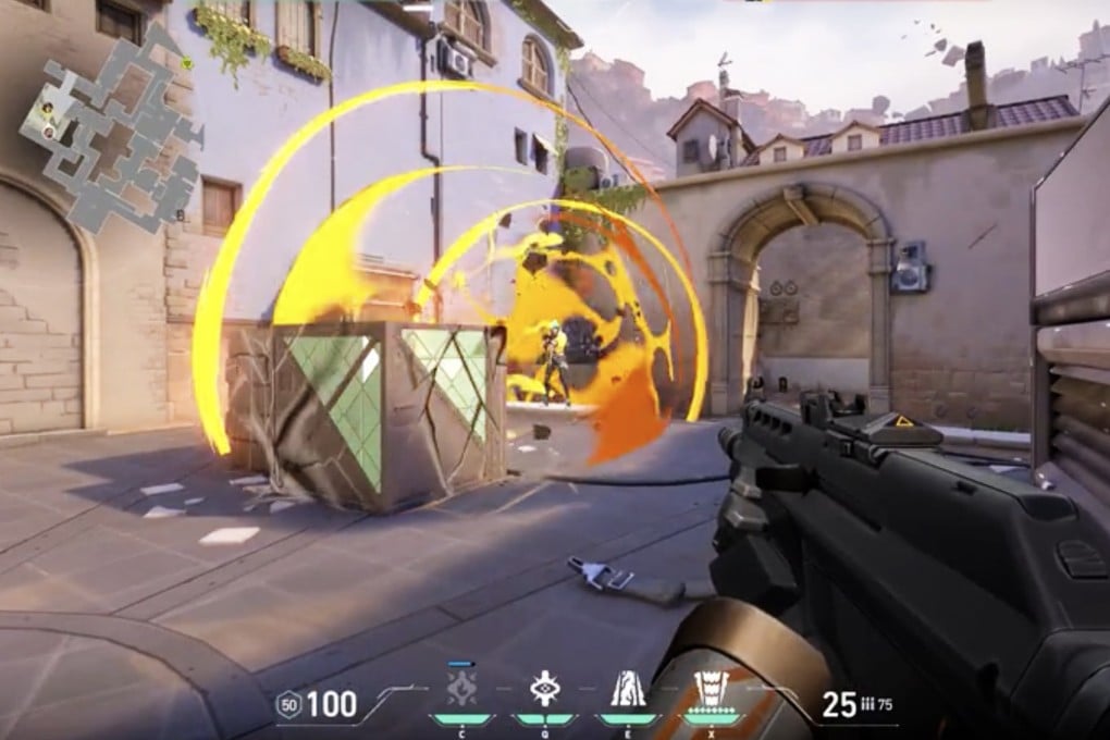 A screen shot of Valorant, the shooting game developed by Tencent subsidiary Riot Games. Photo: Handout