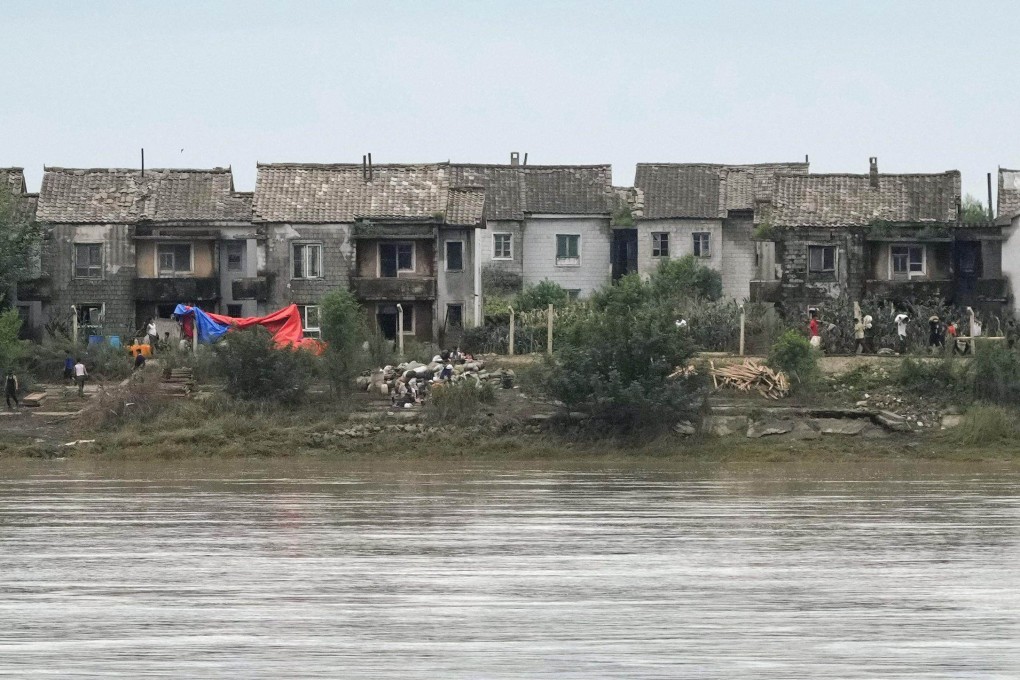Buildings are seen on the North Korean side of the Yalu River from Dandong earlier this month. Proposed radio stations in the Chinese border city could cause “serious interference”, Pyongyang claimed. Photo: Kyodo
