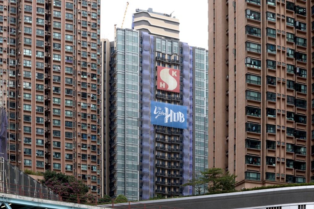 Part of the Yoho Hub complex in Yuen Long, pictured on December 17, 2021. Photo: Jonathan Wong